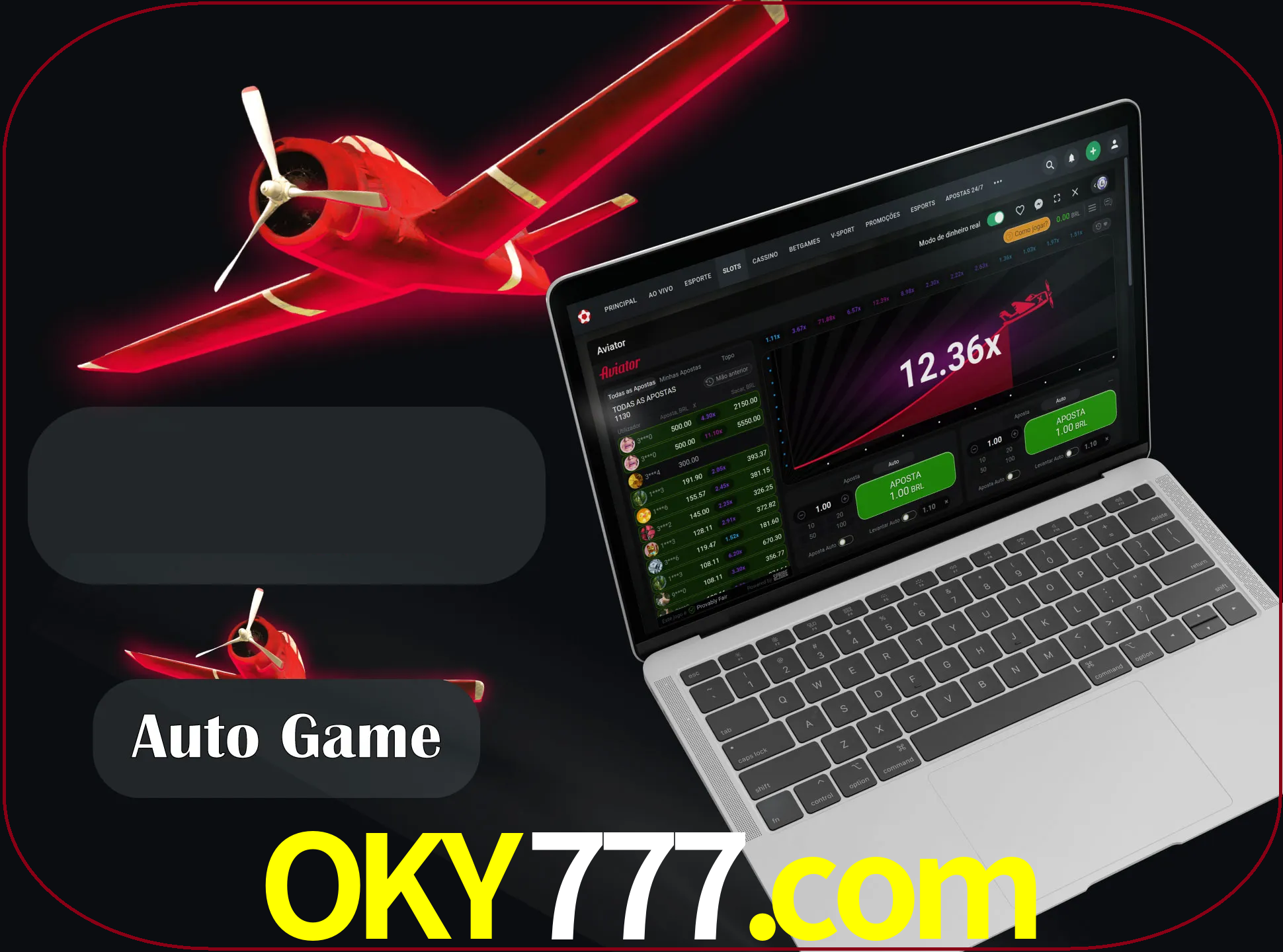 No modo automático, os jogos apostam e sacam seu dinheiro automaticamente.