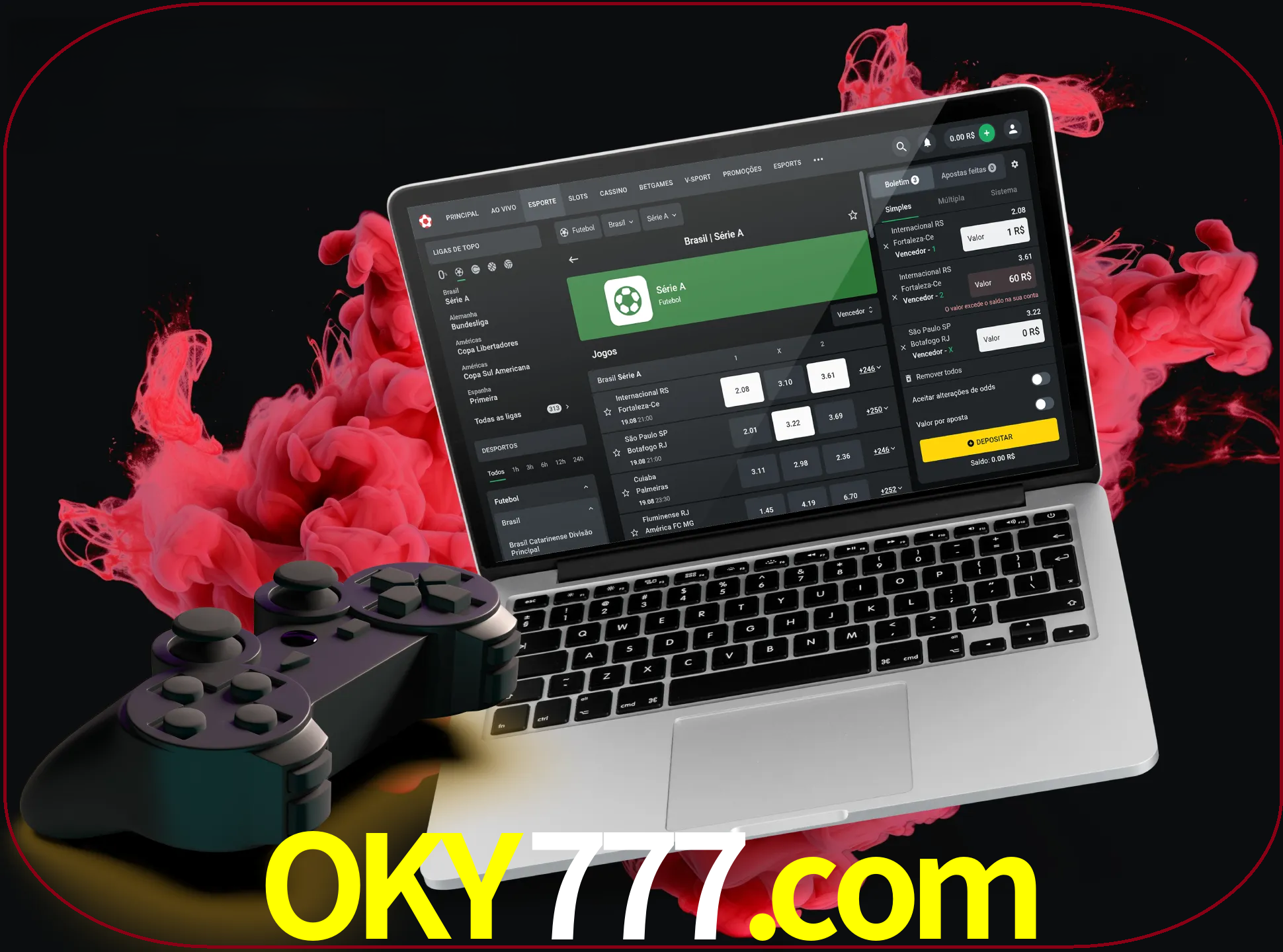 Visite a secção especial de jogos de vídeo em oky777 para descobrir em que jogos pode apostar e ganhar muito dinheiro.