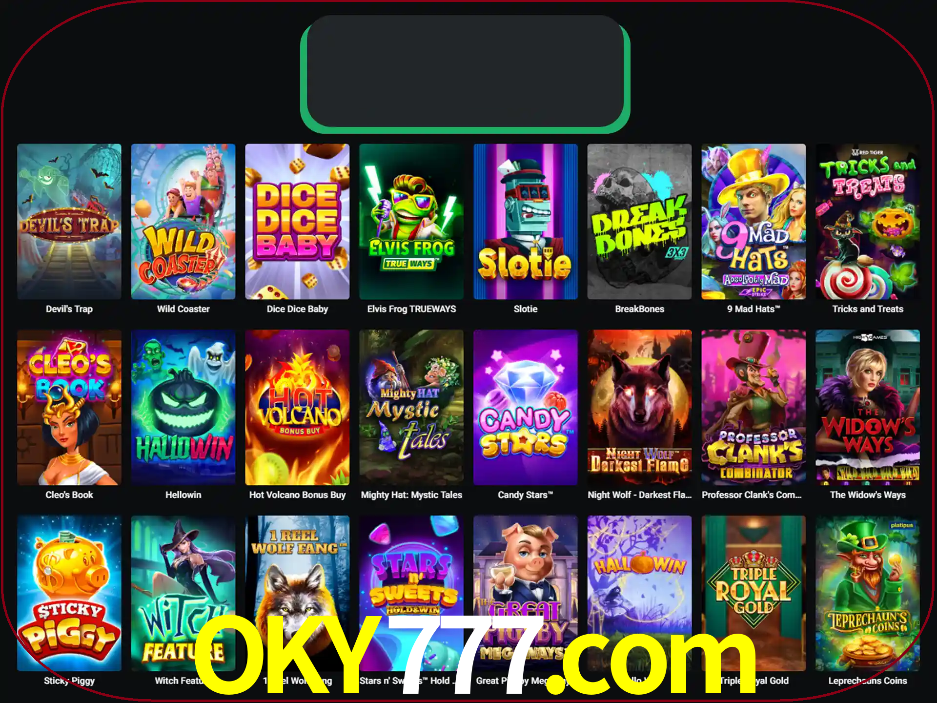 Procure por seus amados jogos de slot.