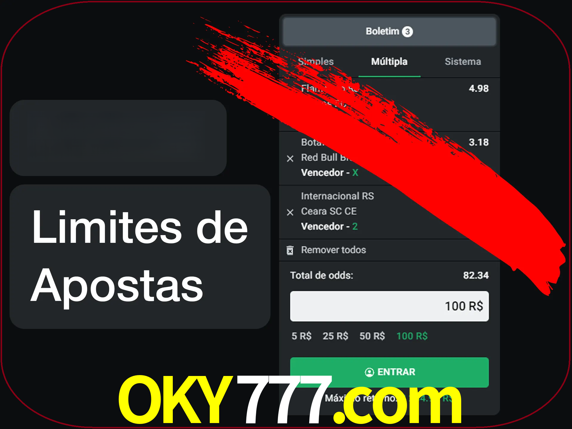 Não faça apostas loucas.